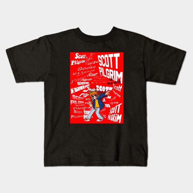 SCOTT PILGRIM Kids T-Shirt by Julia's Creations